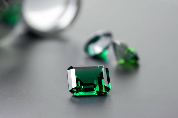 Vivid green natural emerald
